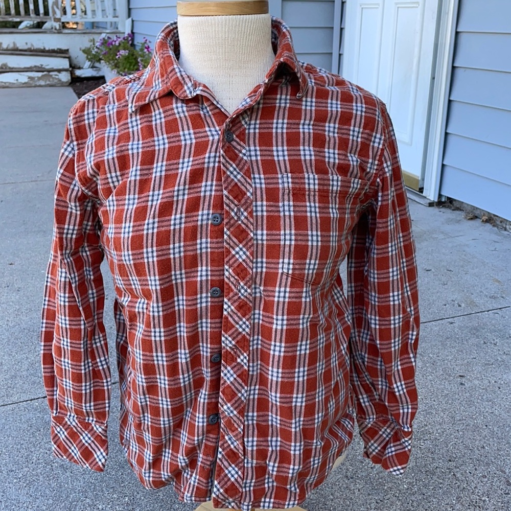 J Crew Flannel shirt boys M
